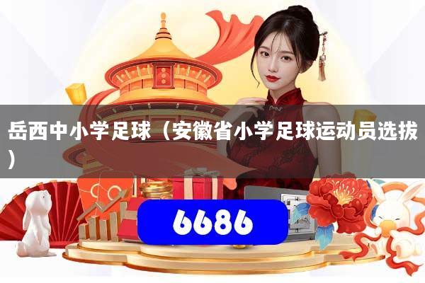 岳西中小学足球（安徽省小学足球运动员选拔）